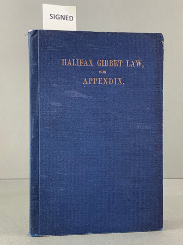 Halifax Gibbet Law with Appendix