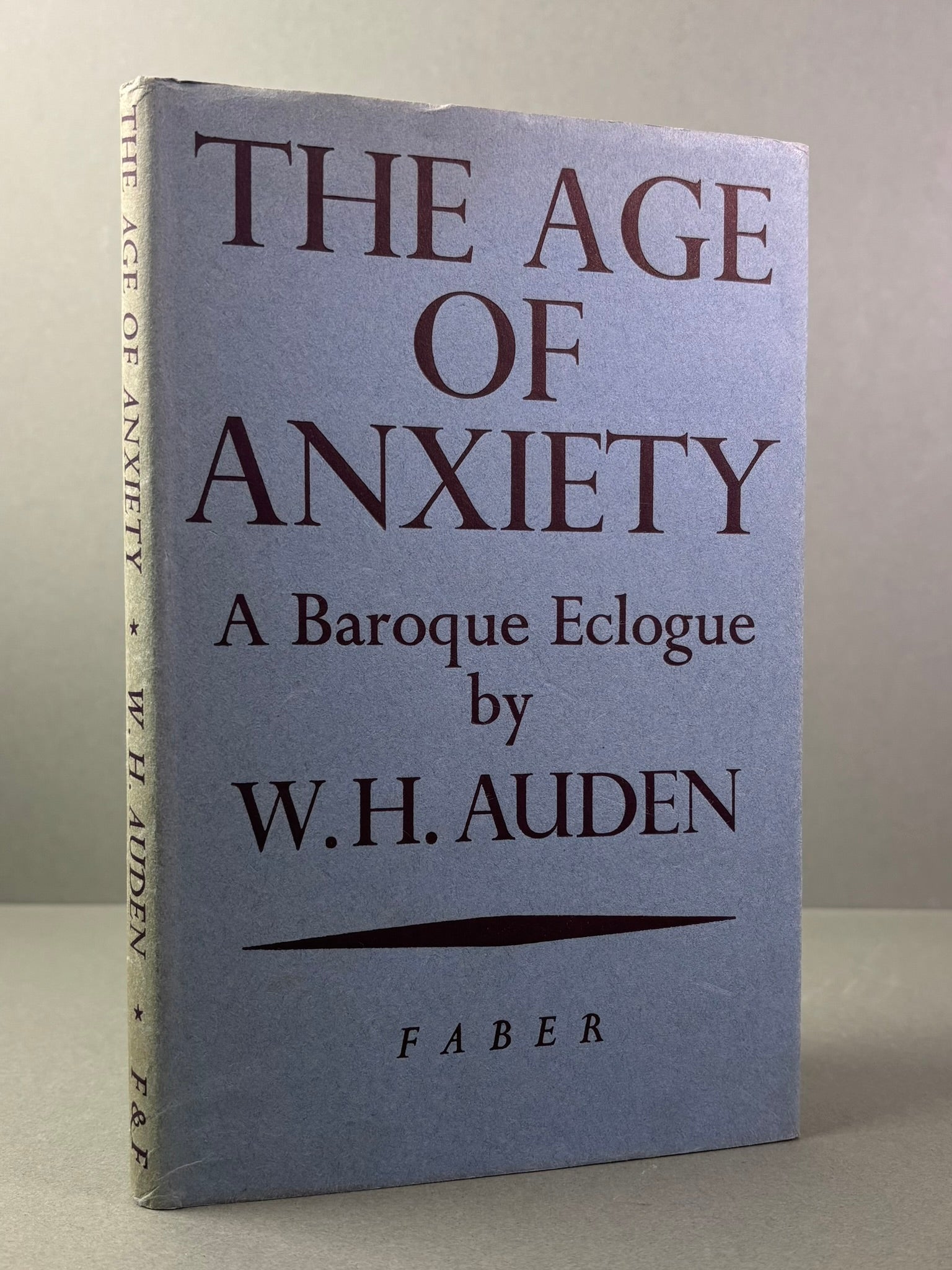The Age of Anxiety