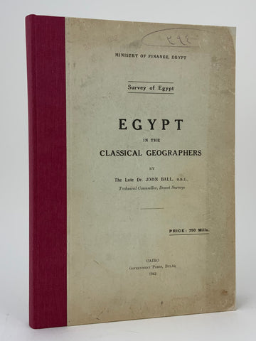 Egypt in the Classical Geographers